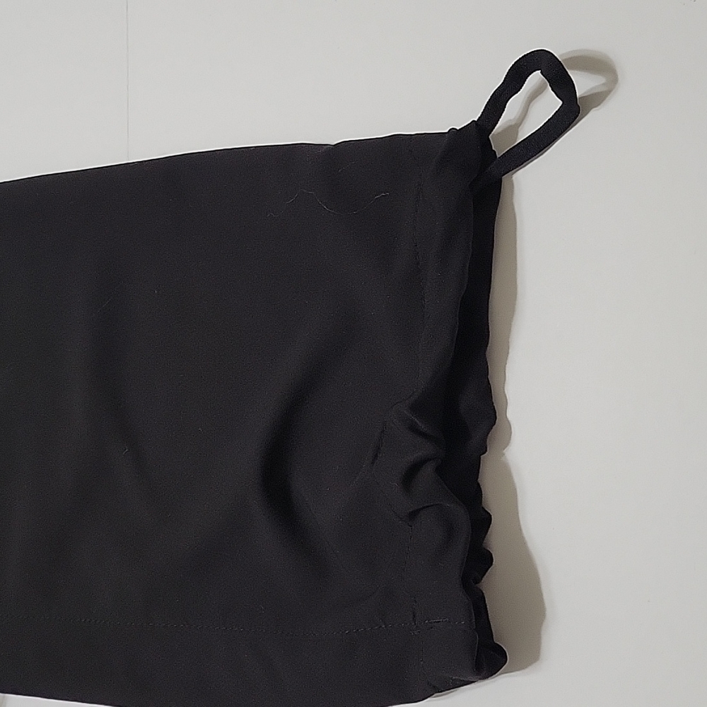 Athleta Midtown mid- rise trouser wide leg black athletic pants women's size 0 - Picture 13 of 15